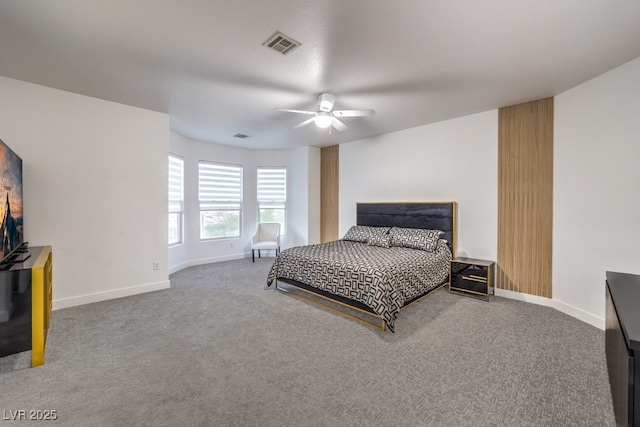 722 Descartes Ave, Henderson, NV 89002 - carpeted bedroom with baseboards and ceiling fan