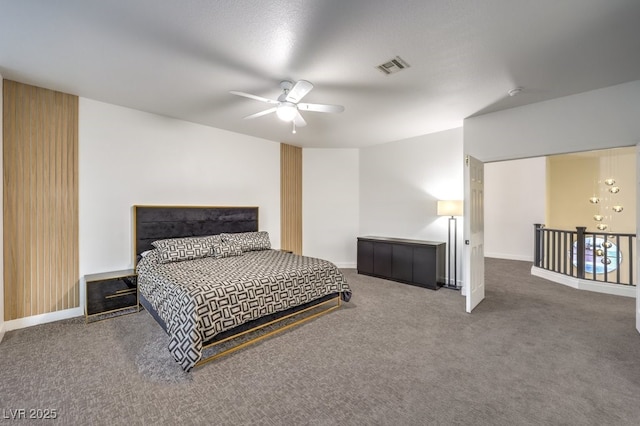 722 Descartes Ave, Henderson, NV 89002 - carpeted bedroom featuring baseboards and ceiling fan