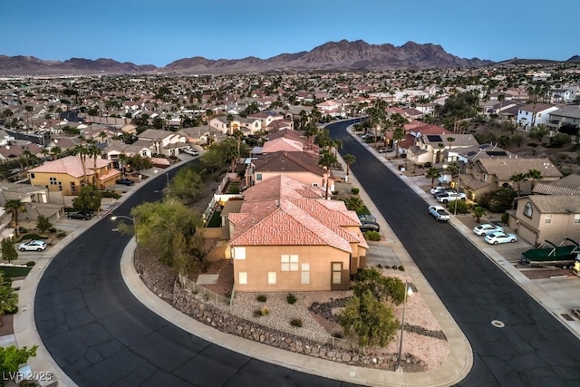 722 Descartes Ave, Henderson, NV 89002 - aerial perspective of suburban area with mountains