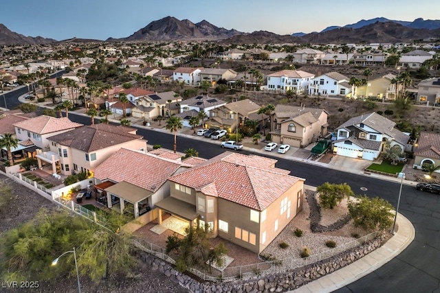 722 Descartes Ave, Henderson, NV 89002 - aerial view of residential area with a mountain backdrop
