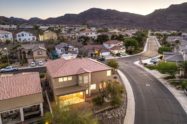 722 Descartes Ave, Henderson, NV 89002 - aerial perspective of suburban area with a mountain backdrop