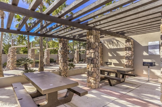722 Descartes Ave, Henderson, NV 89002 - view of patio with a pergola
