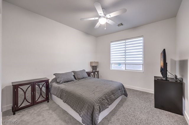 722 Descartes Ave, Henderson, NV 89002 - carpeted bedroom with baseboards and ceiling fan