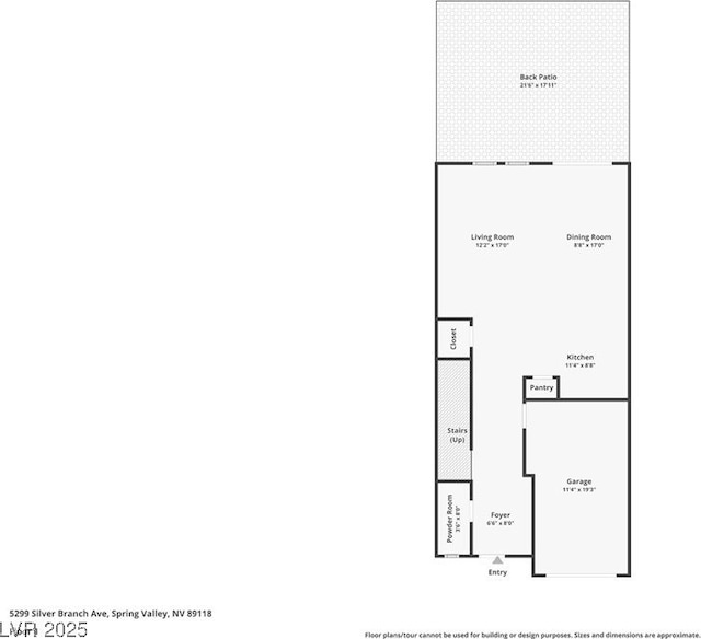 5299 Silver Branch Ave, Las Vegas, NV 89118 - room layout