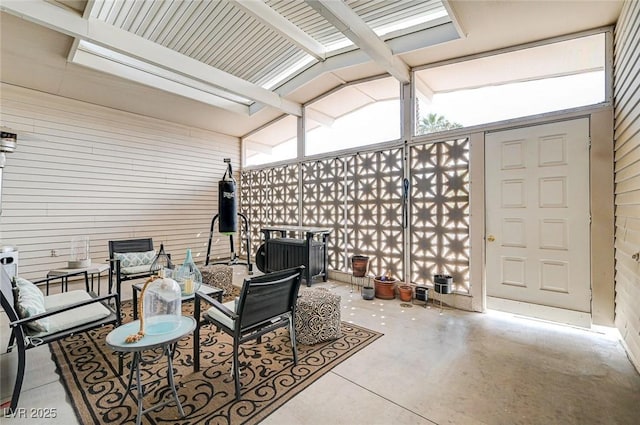 2496 Golfers St, Las Vegas, NV 89142 - view of patio / terrace with outdoor lounge area