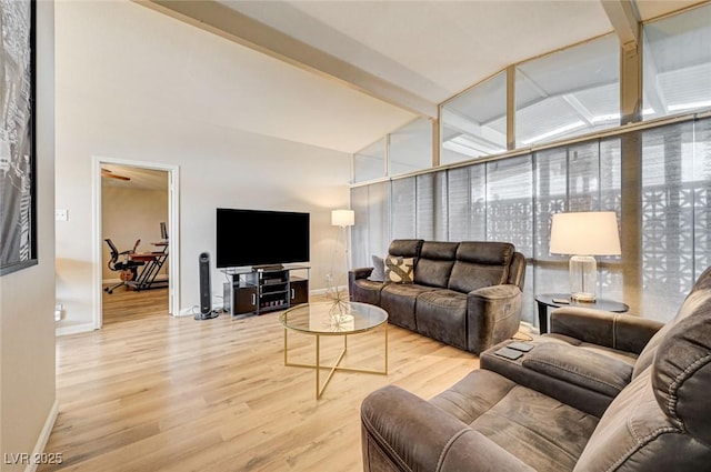 2496 Golfers St, Las Vegas, NV 89142 - living room with wood finished floors and baseboards