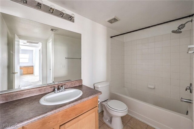 45 Maleena Mesa St Unit 1321, Henderson, NV 89074 - full bath featuring vanity,  shower combination, and tile patterned flooring