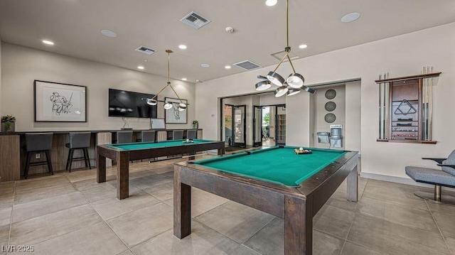 4130 E Brusca Way, Pahrump, NV 89061 - game room with billiards table, recessed lighting, and baseboards