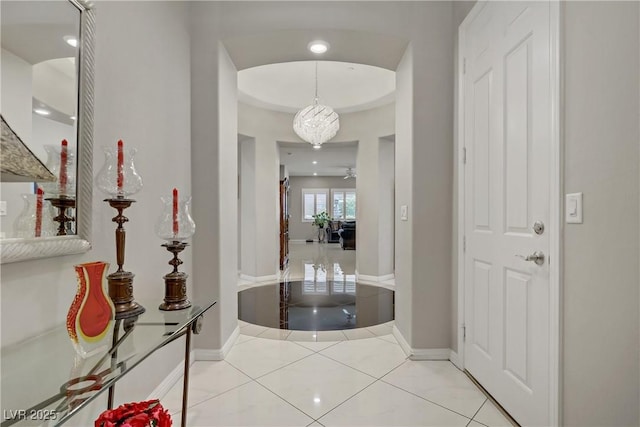 3155 Dalmazia Ave, Henderson, NV 89044 - tiled entrance foyer with baseboards