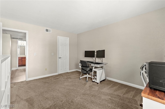 2606 S Durango Dr Unit 245, Las Vegas, NV 89117 - office area featuring carpet flooring and baseboards