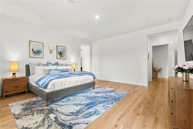 10906 Mila Landing Ave, Las Vegas, NV 89166 - bedroom featuring light wood finished floors