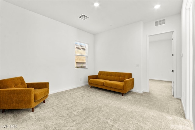 10906 Mila Landing Ave, Las Vegas, NV 89166 - sitting room with carpet flooring, recessed lighting, and baseboards