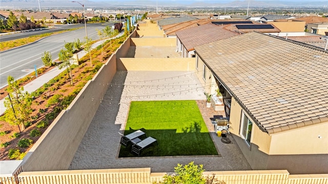 10906 Mila Landing Ave, Las Vegas, NV 89166 - aerial view of residential area with a mountainous background