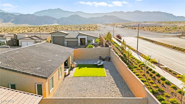 10906 Mila Landing Ave, Las Vegas, NV 89166 - aerial view of residential area featuring a mountainous background
