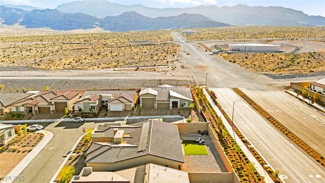 10906 Mila Landing Ave, Las Vegas, NV 89166 - aerial view of residential area with a mountainous background