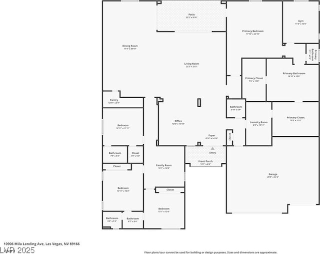 10906 Mila Landing Ave, Las Vegas, NV 89166 - property floor plan