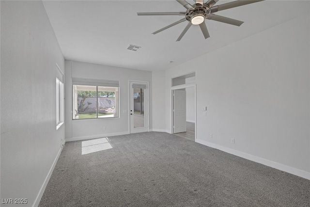 10113 Plomosa Pl, Las Vegas, NV 89134 - empty room featuring carpet flooring, ceiling fan, and baseboards