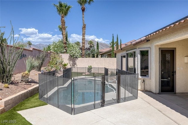10113 Plomosa Pl, Las Vegas, NV 89134 - view of pool with a fenced backyard and a patio