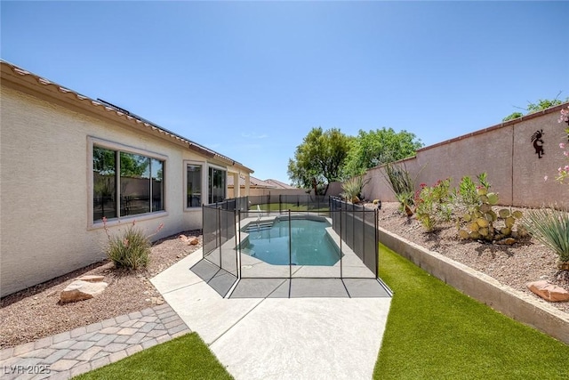 10113 Plomosa Pl, Las Vegas, NV 89134 - view of pool featuring a fenced backyard and a patio