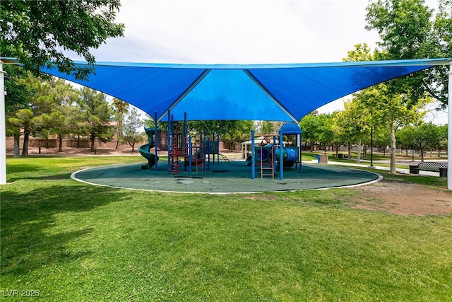 1413 Gentle Brook St, North Las Vegas, NV 89084 - community playground featuring a yard