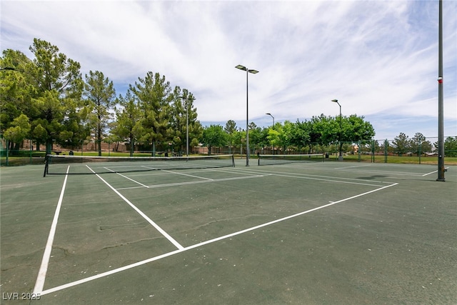 1413 Gentle Brook St, North Las Vegas, NV 89084 - view of tennis court featuring community basketball court