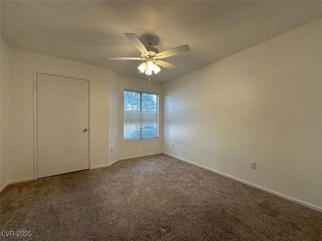 698 S Racetrack Rd Unit 1411, Henderson, NV 89015 - unfurnished room with carpet floors, a ceiling fan, and baseboards