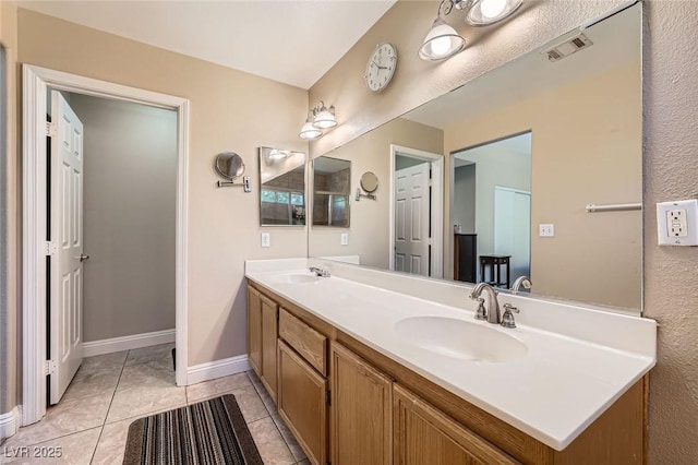 1116 Avellino Ln, Las Vegas, NV 89144 - full bath featuring double vanity and baseboards