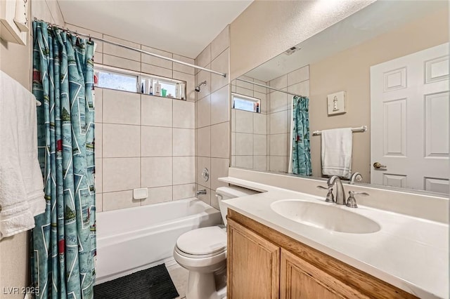 1116 Avellino Ln, Las Vegas, NV 89144 - full bath with shower / bath combination with curtain, vanity, and toilet
