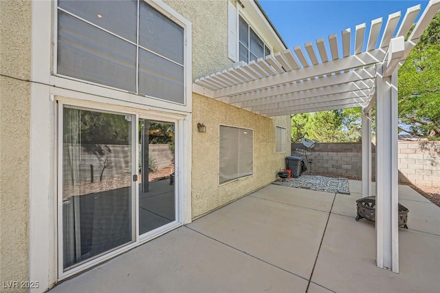 1116 Avellino Ln, Las Vegas, NV 89144 - view of patio featuring a pergola