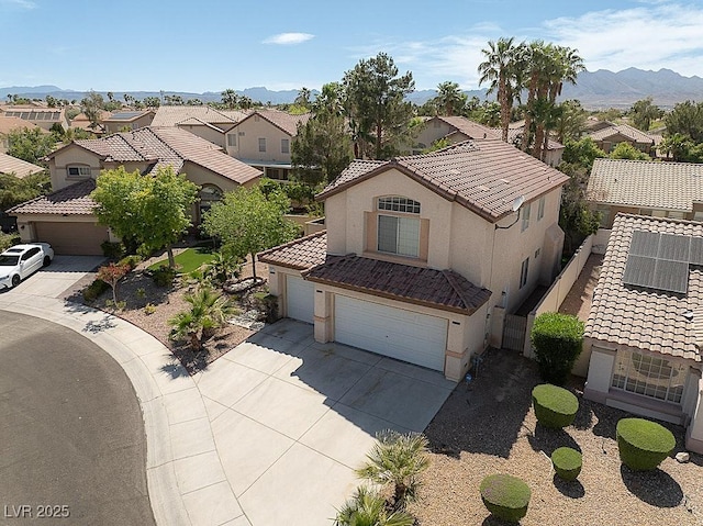 1721 Mill Canyon Dr, Las Vegas, NV 89128 - aerial view of residential area featuring mountains