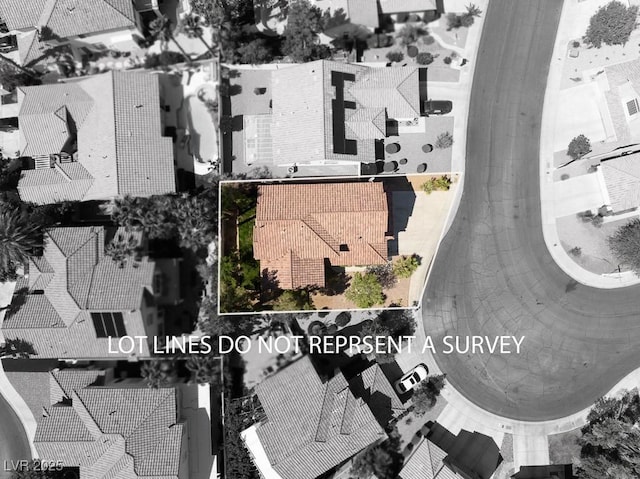 1721 Mill Canyon Dr, Las Vegas, NV 89128 - view of property location featuring property boundaries highlighted