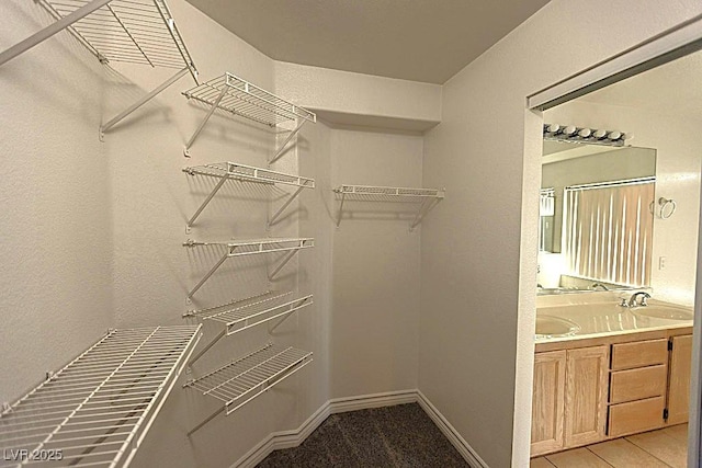 1721 Mill Canyon Dr, Las Vegas, NV 89128 - walk in closet with a sink