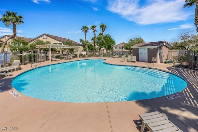 1101 Elation Ln Unit 2, Henderson, NV 89002 - community pool featuring a patio