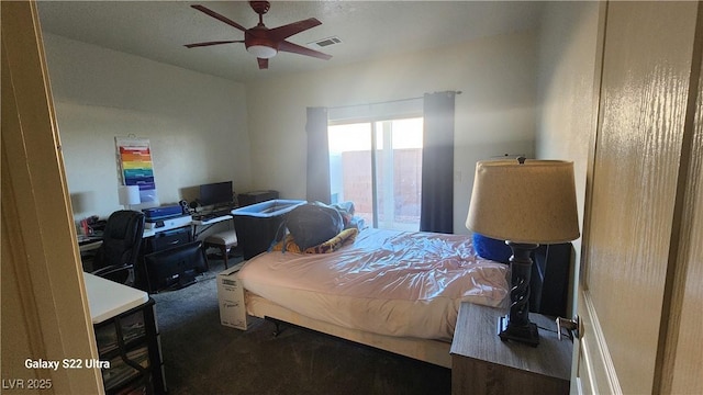 864 Chianti Way, Mesquite, NV 89027 - carpeted bedroom with a desk