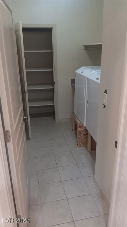 864 Chianti Way, Mesquite, NV 89027 - laundry area with separate washer and dryer and light tile patterned floors