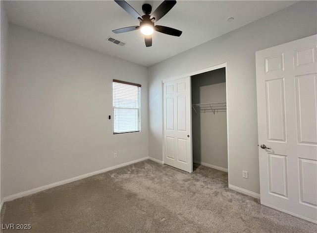 12565 Huckleberry Oak Ave, Las Vegas, NV 89138 - unfurnished bedroom featuring carpet, baseboards, a closet, and a ceiling fan