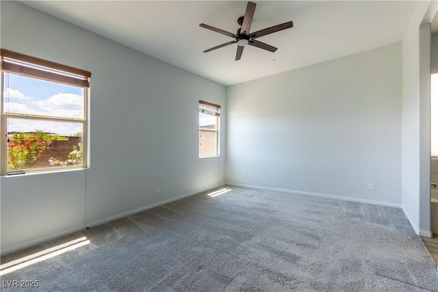12565 Huckleberry Oak Ave, Las Vegas, NV 89138 - carpeted empty room with ceiling fan and baseboards