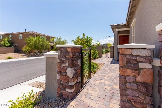 12565 Huckleberry Oak Ave, Las Vegas, NV 89138 - view of patio with a gate