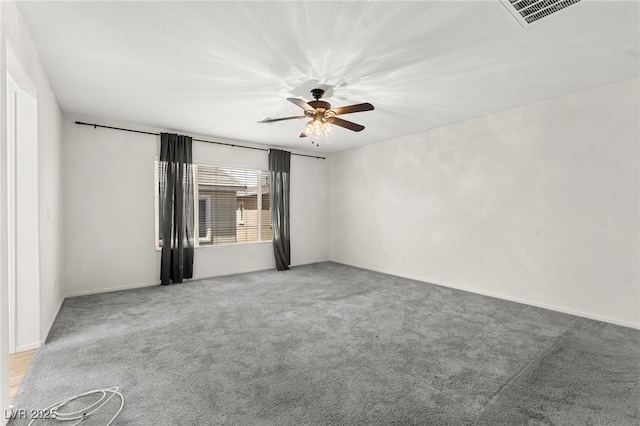 7189 Ashcroft St, North Las Vegas, NV 89084 - spare room featuring a ceiling fan and light colored carpet