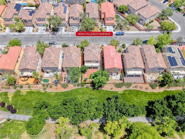 4044 Villeroy Ave, Las Vegas, NV 89141 - aerial view of property's location with nearby suburban area
