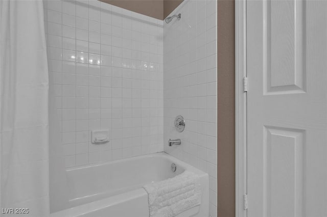 9017 Cotton Rose Way, Las Vegas, NV 89134 - full bath featuring shower / bath combo with shower curtain