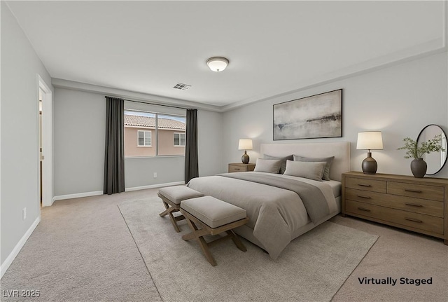 6507 Creekside Cellars Ct, Las Vegas, NV 89139 - bedroom featuring light carpet and baseboards
