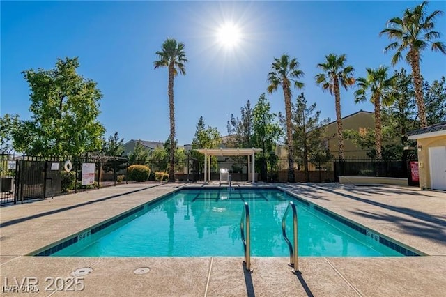 6321 Rolling Rose St Unit 201, North Las Vegas, NV 89081 - community pool with a patio