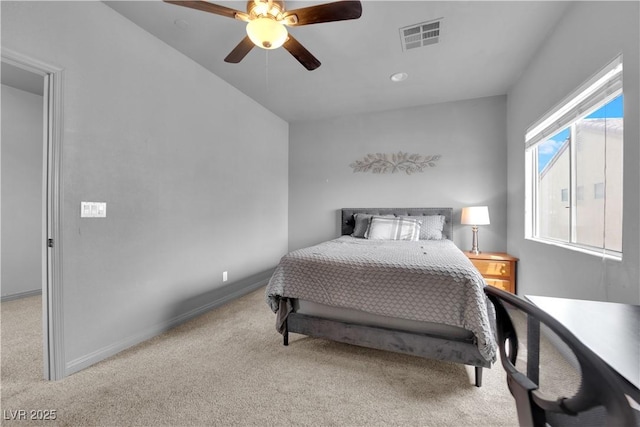 1808 Peyton Stewart Ct, North Las Vegas, NV 89086 - carpeted bedroom featuring baseboards and ceiling fan