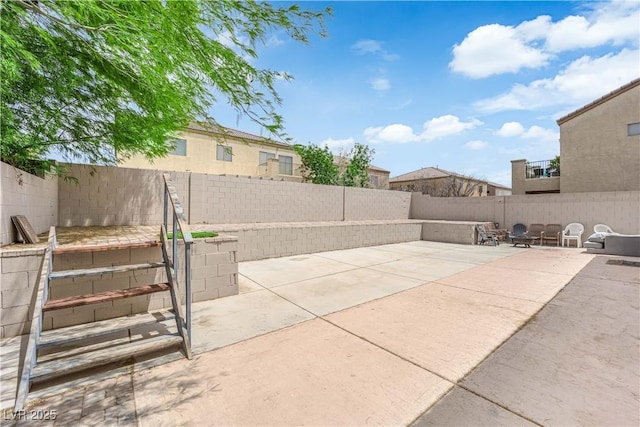 1808 Peyton Stewart Ct, North Las Vegas, NV 89086 - fenced backyard featuring a patio area