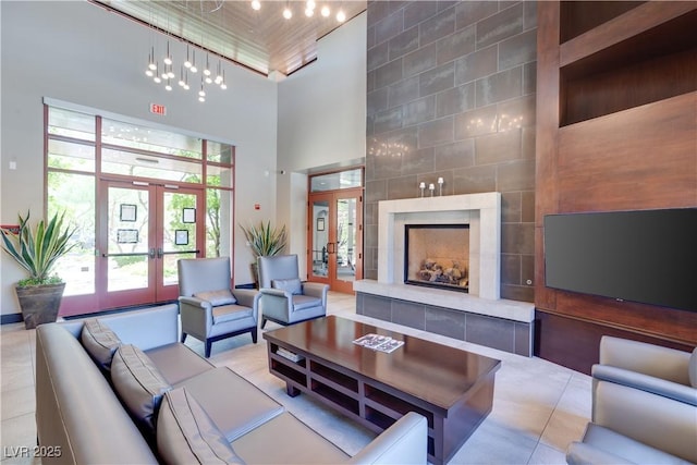 11 Misty Peaks Ct, Las Vegas, NV 89135 - community lobby featuring a towering ceiling