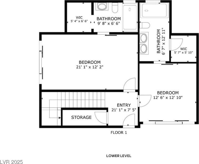 7030 Schirlls St, Las Vegas, NV 89118 - property floor plan