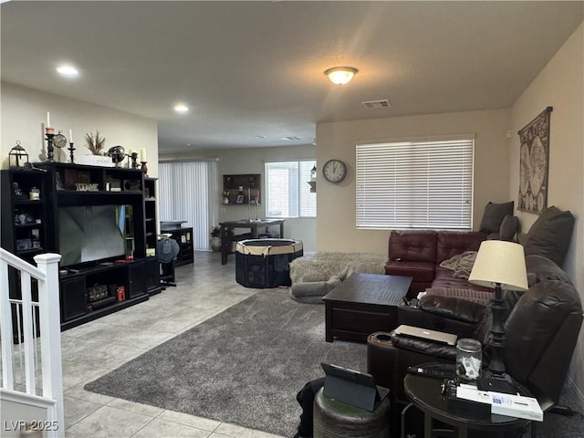 933 Kimbark Ave, Las Vegas, NV 89148 - tiled living area featuring recessed lighting