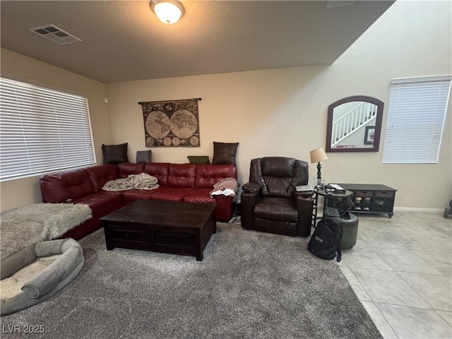 933 Kimbark Ave, Las Vegas, NV 89148 - living area featuring tile patterned floors and baseboards