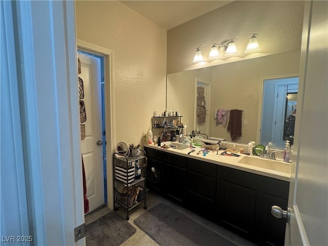 933 Kimbark Ave, Las Vegas, NV 89148 - full bathroom featuring double vanity and tile patterned flooring